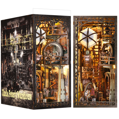 Uncle Peter’s Warehouse DIY Book Nook Kit-Book Nook World