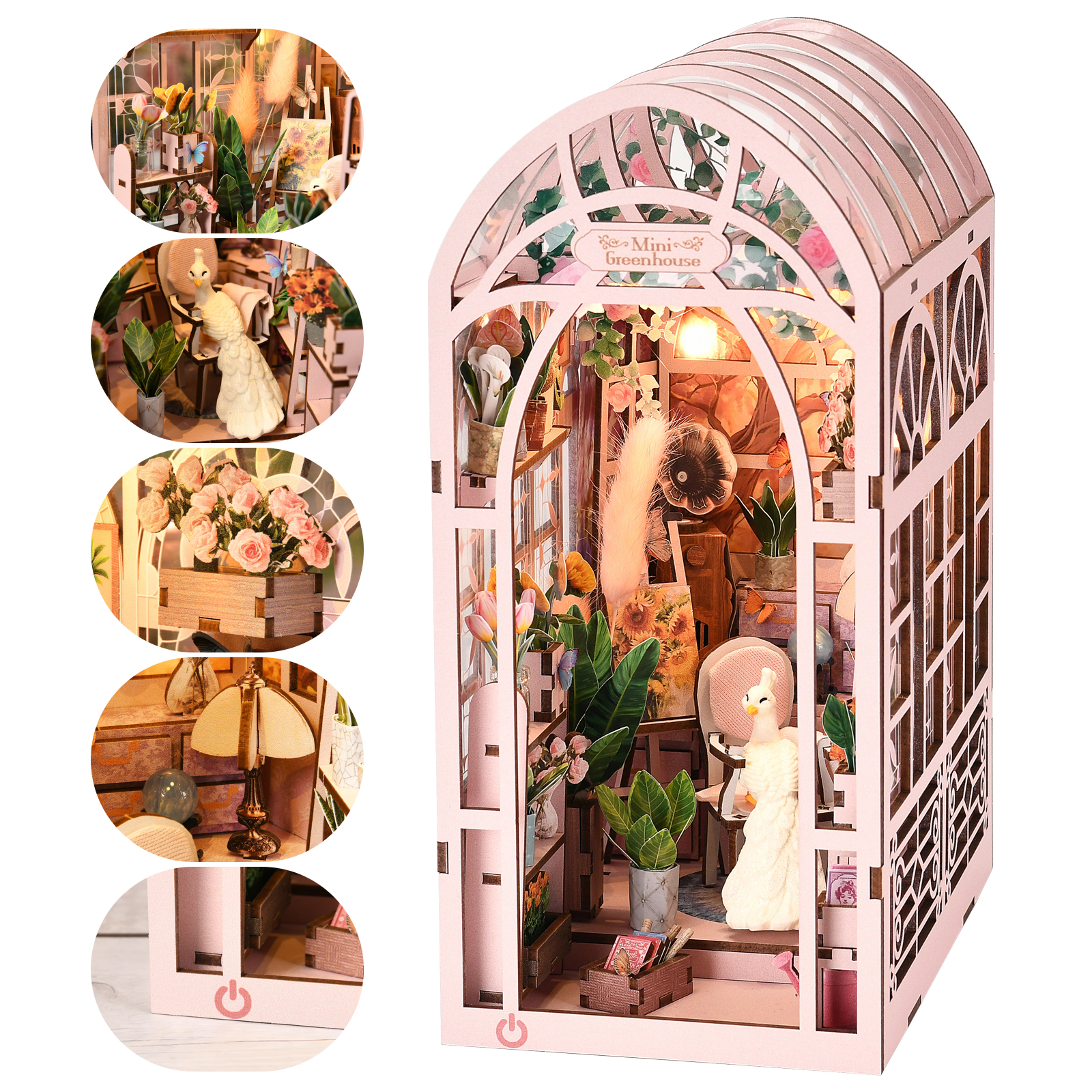 Mini Greenhouse DIY Book Nook Kit-Book Nook World