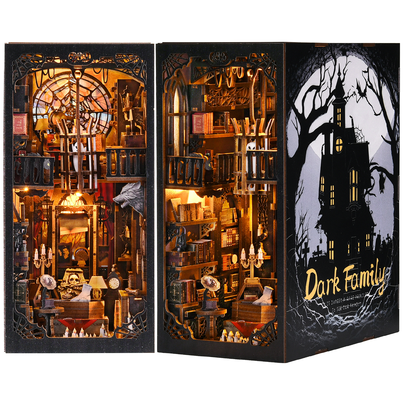 The Dark Family DIY Book Nook Kit-Book Nook World