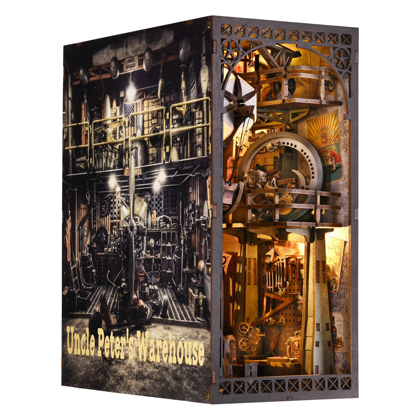 Uncle Peter’s Warehouse DIY Book Nook Kit-Book Nook World