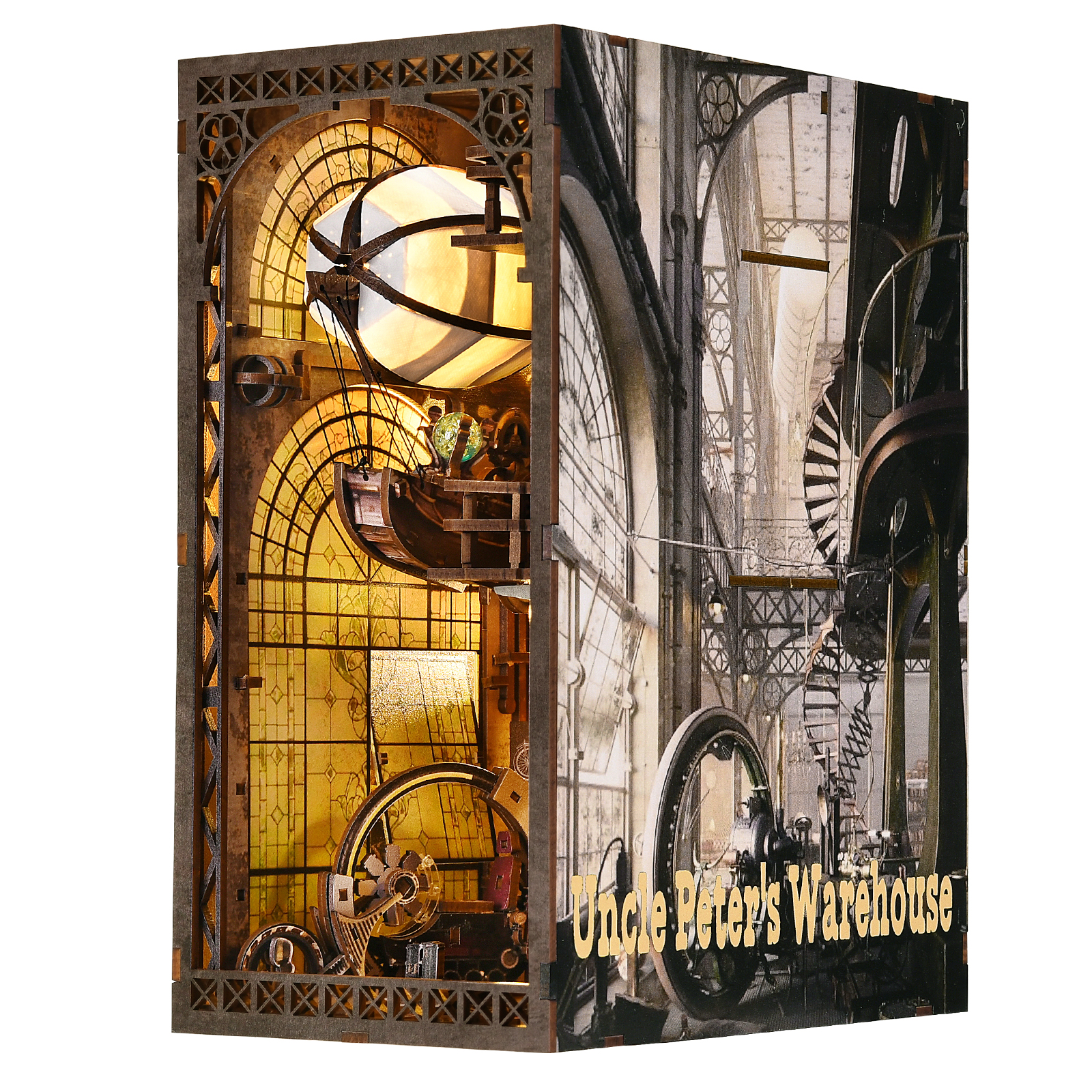 Uncle Peter’s Warehouse DIY Book Nook Kit-Book Nook World