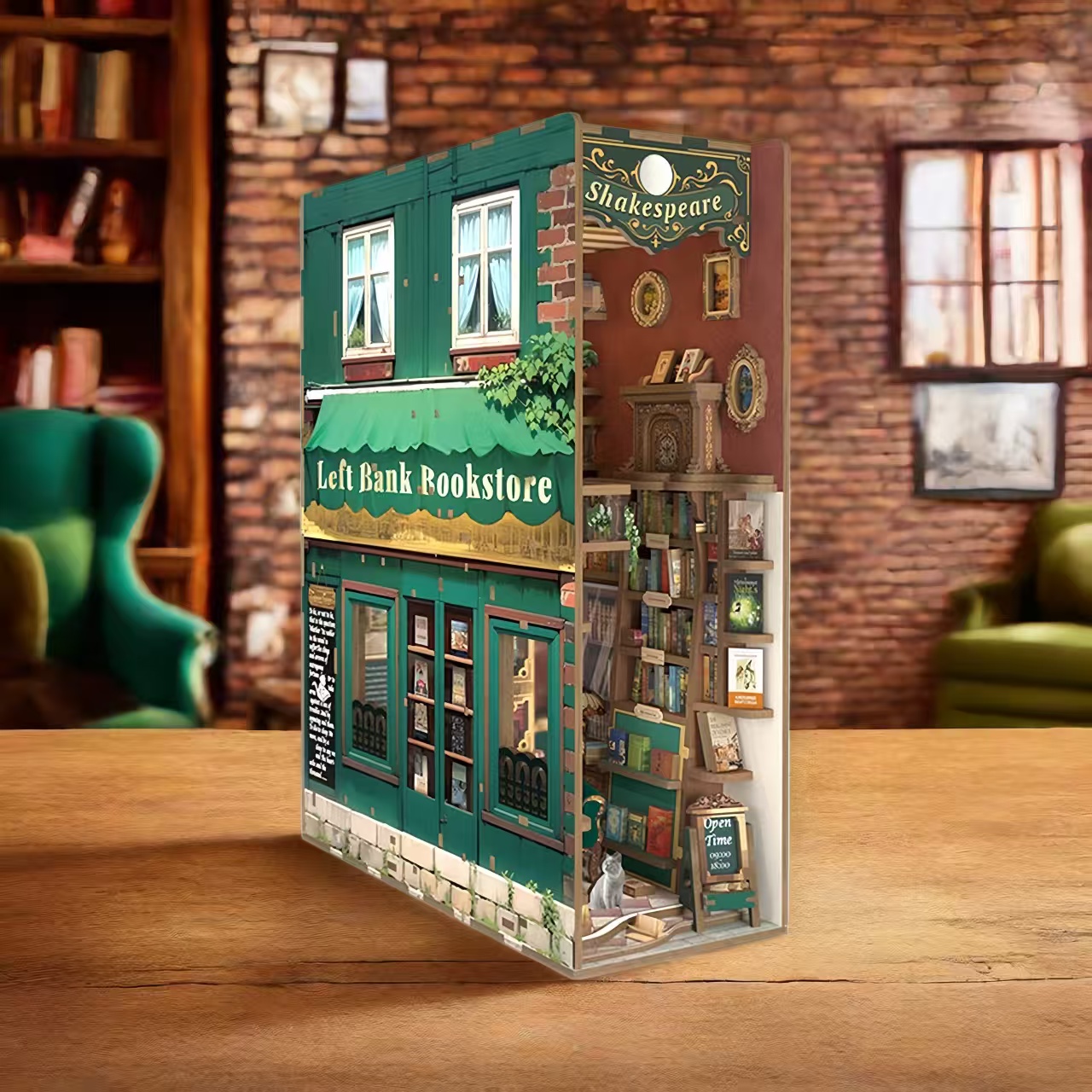 Left Bank Bookstore DIY Book Nook Kit