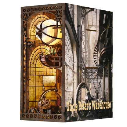 Uncle Peter’s Warehouse DIY Book Nook Kit-Book Nook World