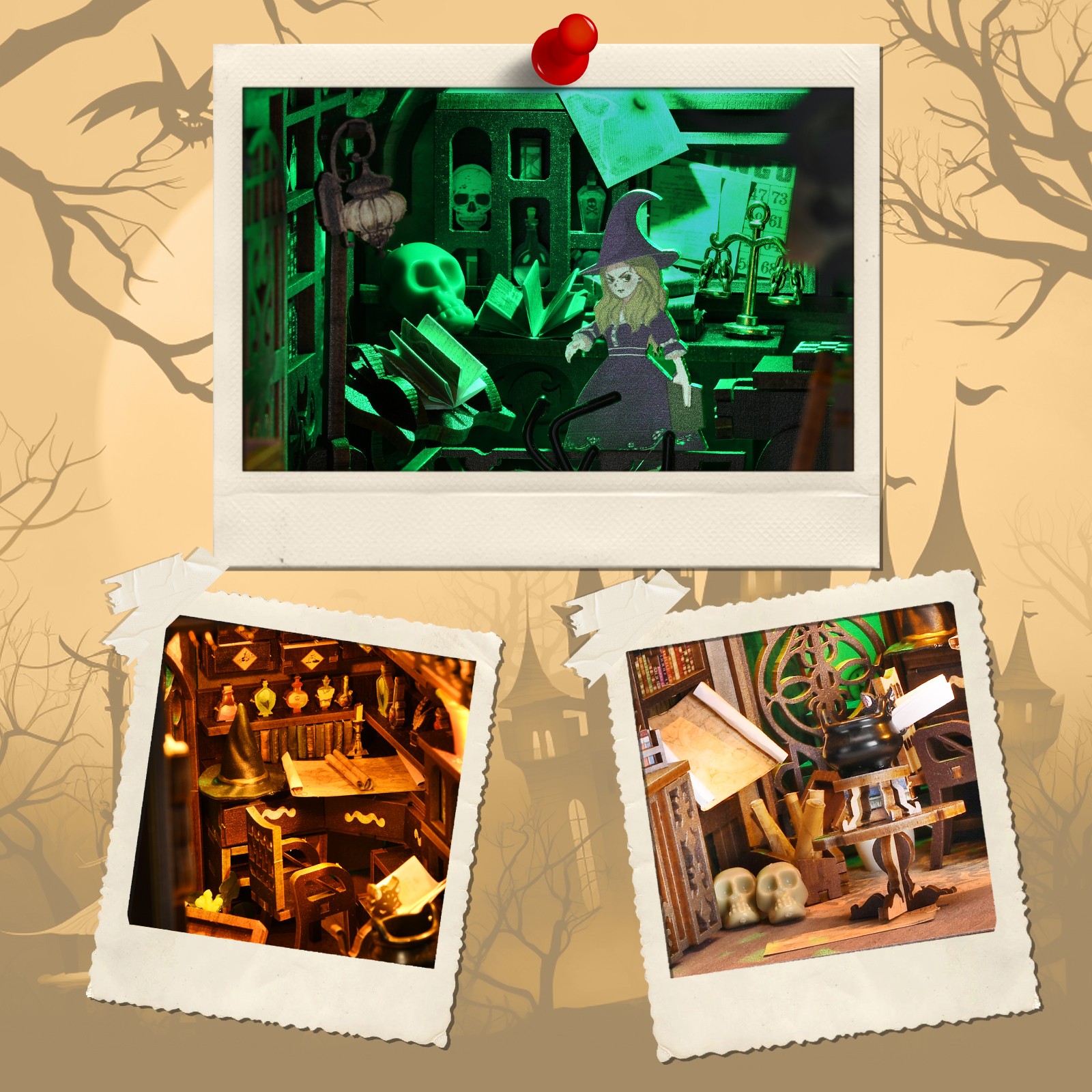 The Monster's House | DIY Book Nook Kit-Book Nook World