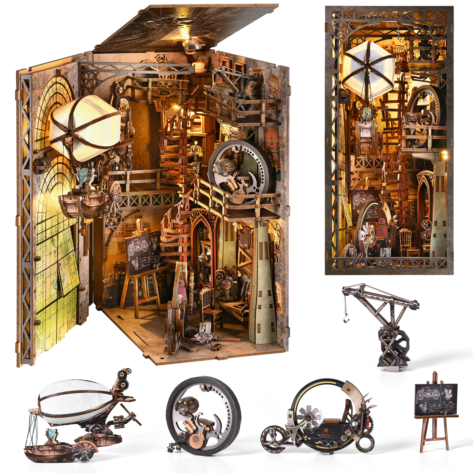 Uncle Peter’s Warehouse DIY Book Nook Kit-Book Nook World