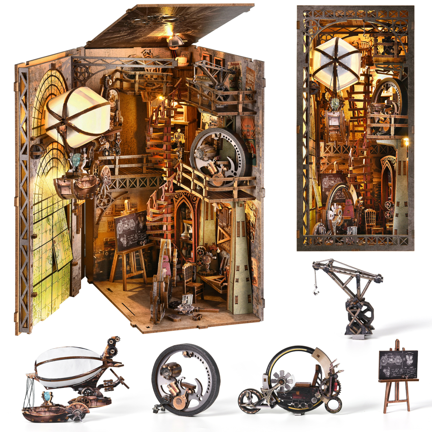 Uncle Peter’s Warehouse DIY Book Nook Kit-Book Nook World