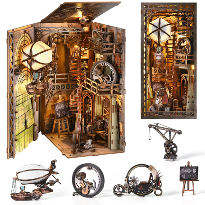 Uncle Peter’s Warehouse DIY Book Nook Kit-Book Nook World