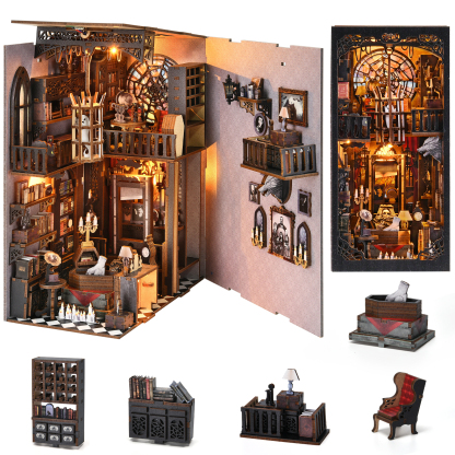 The Dark Family DIY Book Nook Kit-Book Nook World