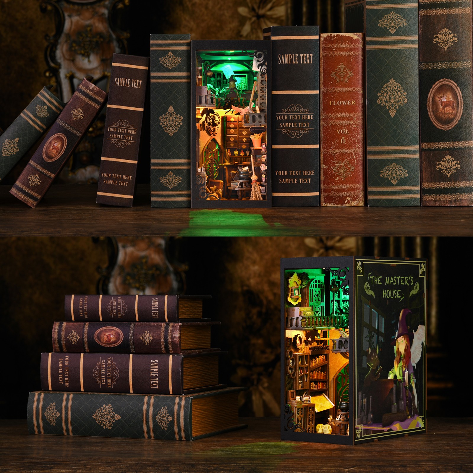 The Monster's House | DIY Book Nook Kit-Book Nook World