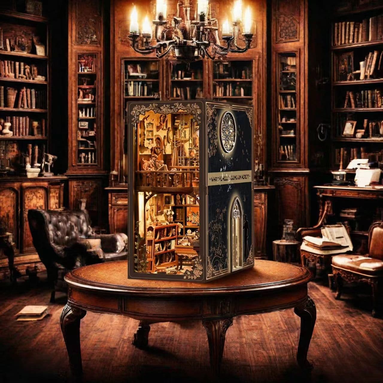 Dark Box Mystery Case DIY Book Nook Kit