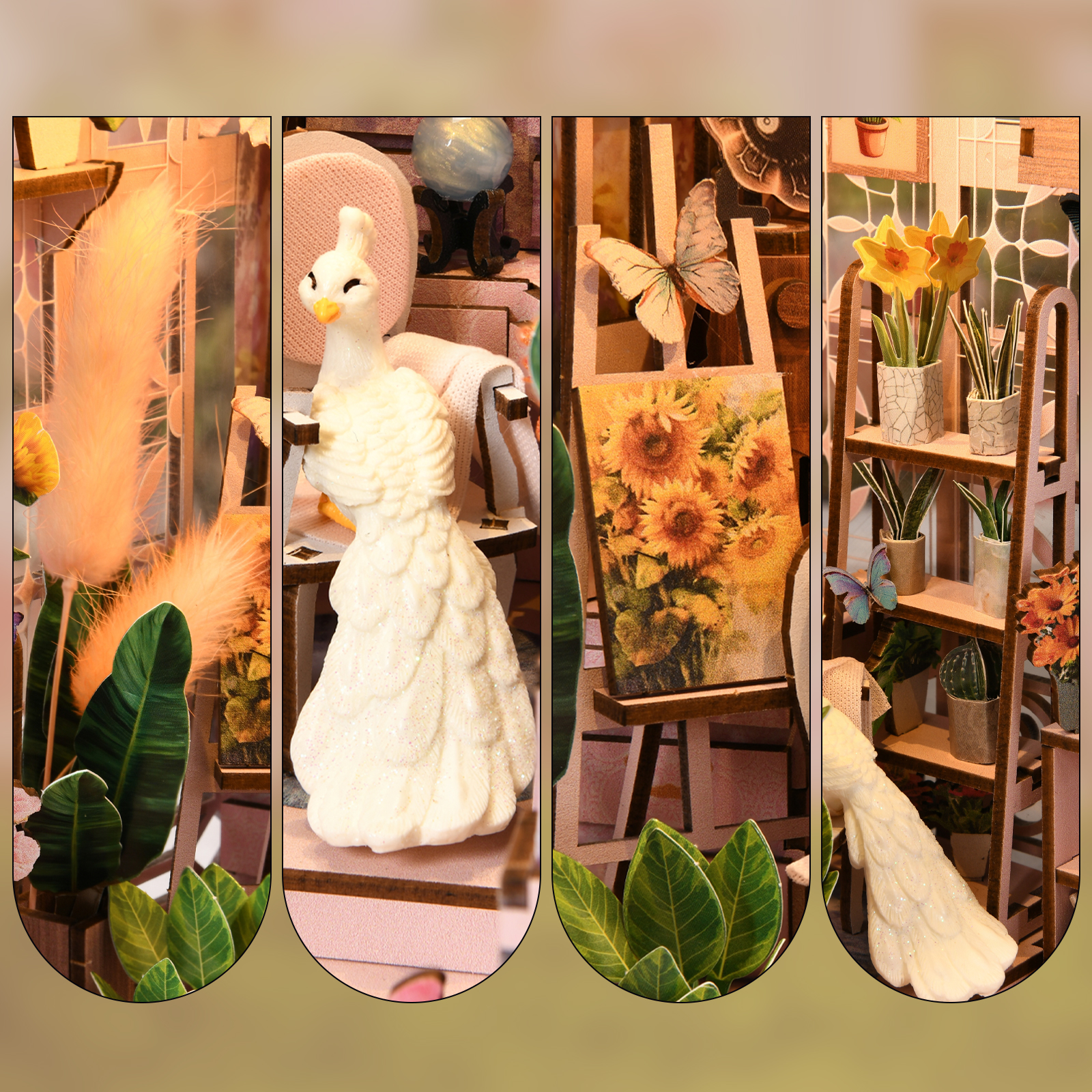 Mini Greenhouse DIY Book Nook Kit-Book Nook World