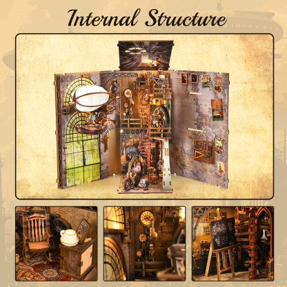 Uncle Peter’s Warehouse DIY Book Nook Kit-Book Nook World