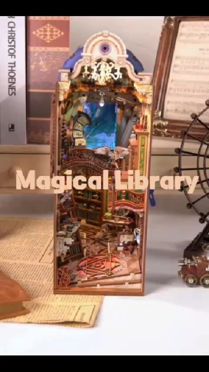Magical Library DIY Book Nook Kit