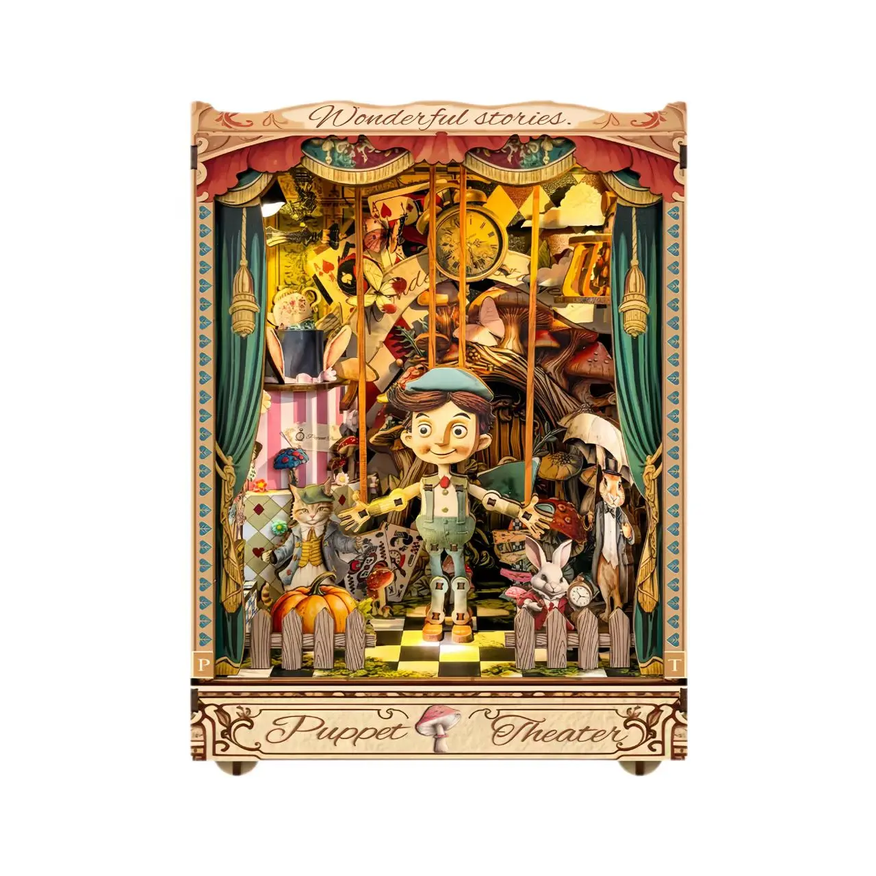 Puppet Theater DIY Book Nook Kit