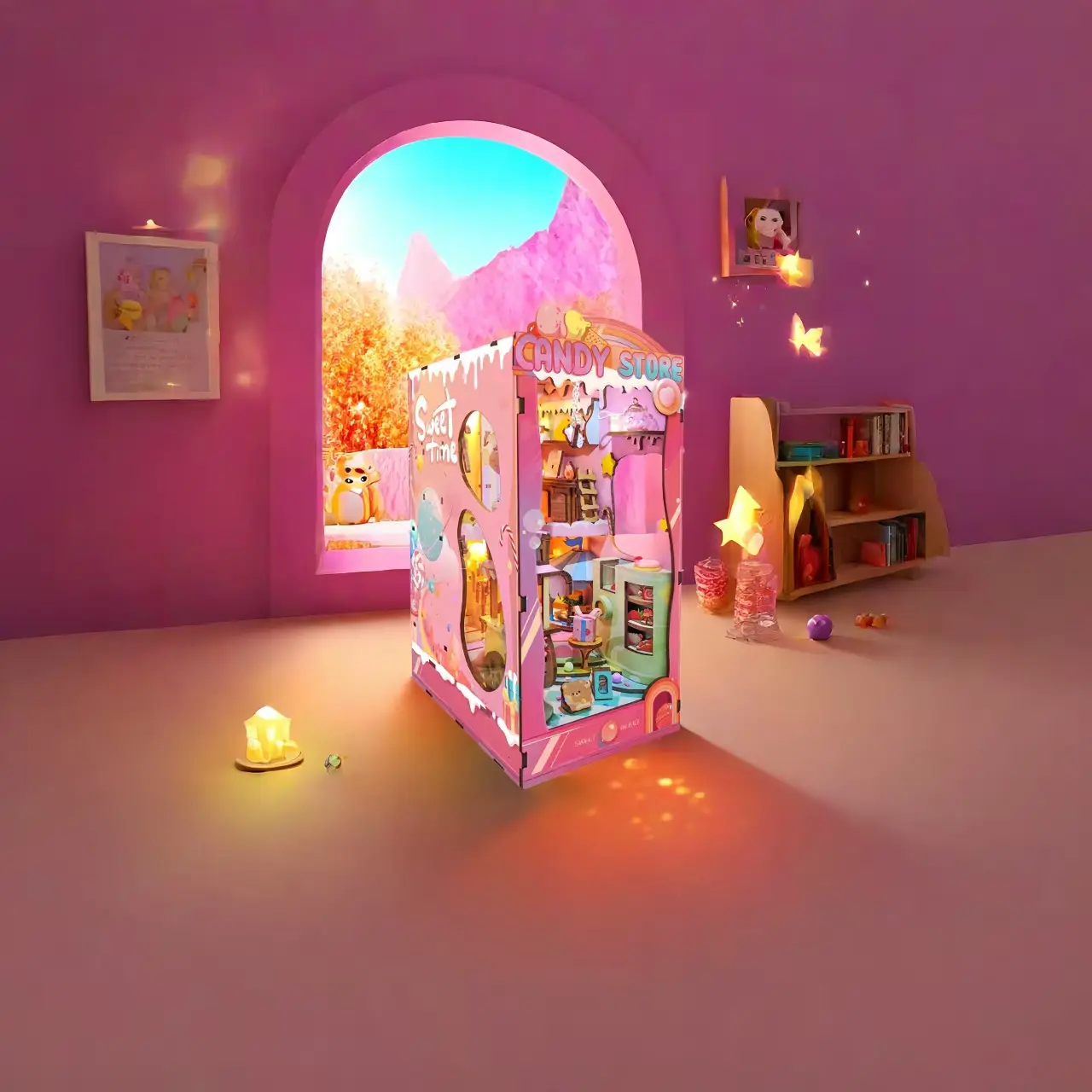 Candy Store DIY Book Nook Kit