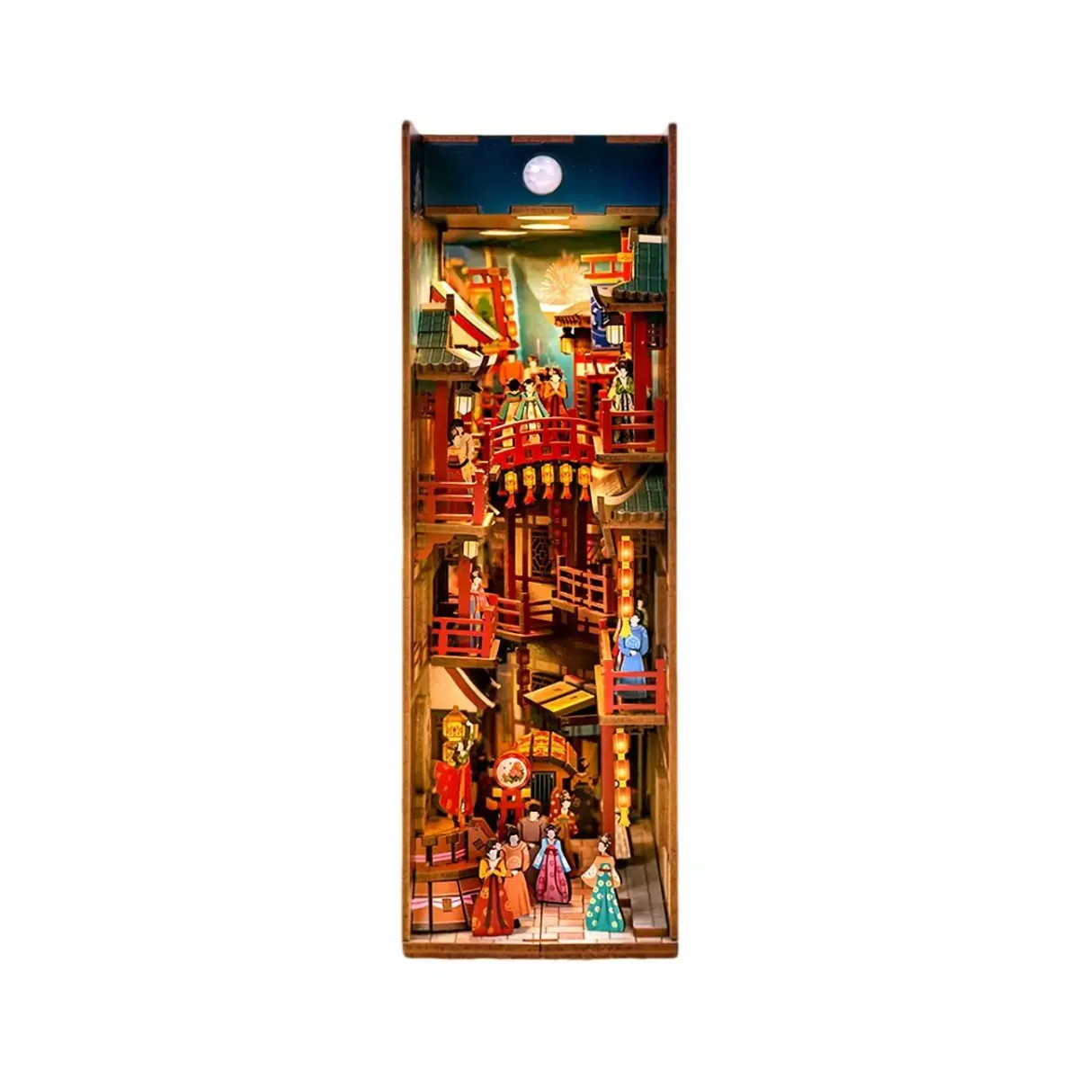 The Banquet of Tang Dynasty DIY Book Nook Kit build details