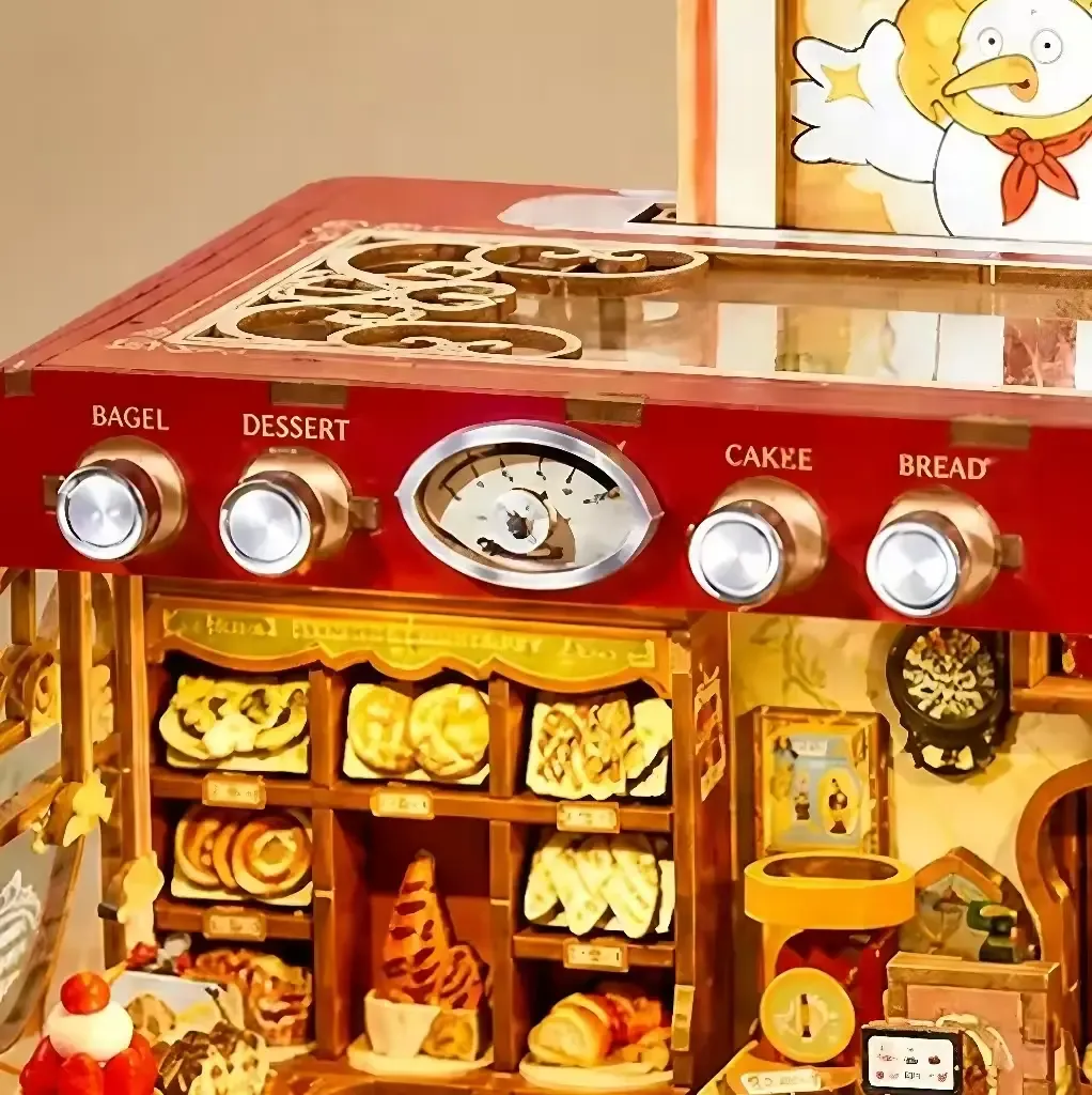 Realistic Oven Control Knobs for Bakery Vibe