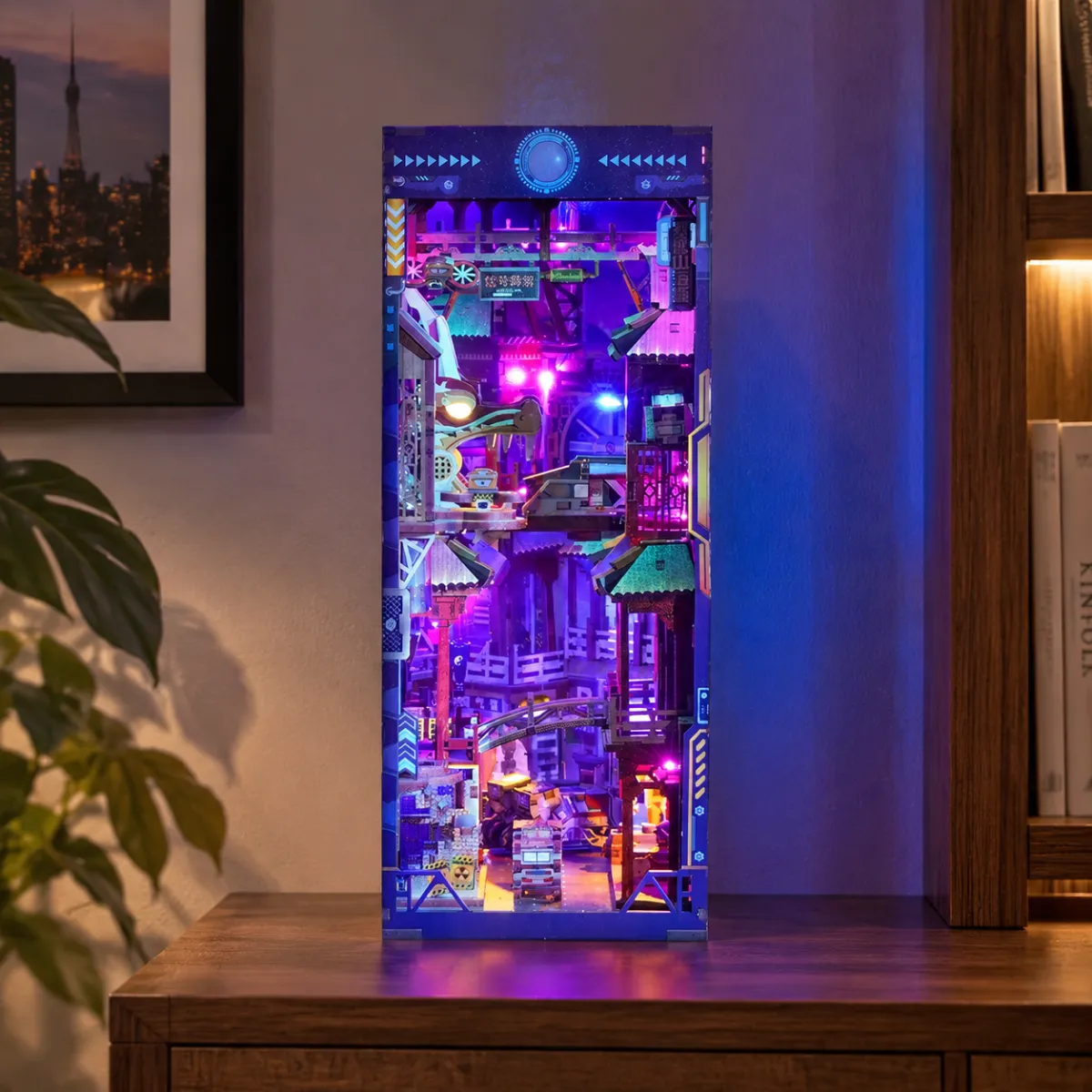 A Cyberpunk Future Sanctuary