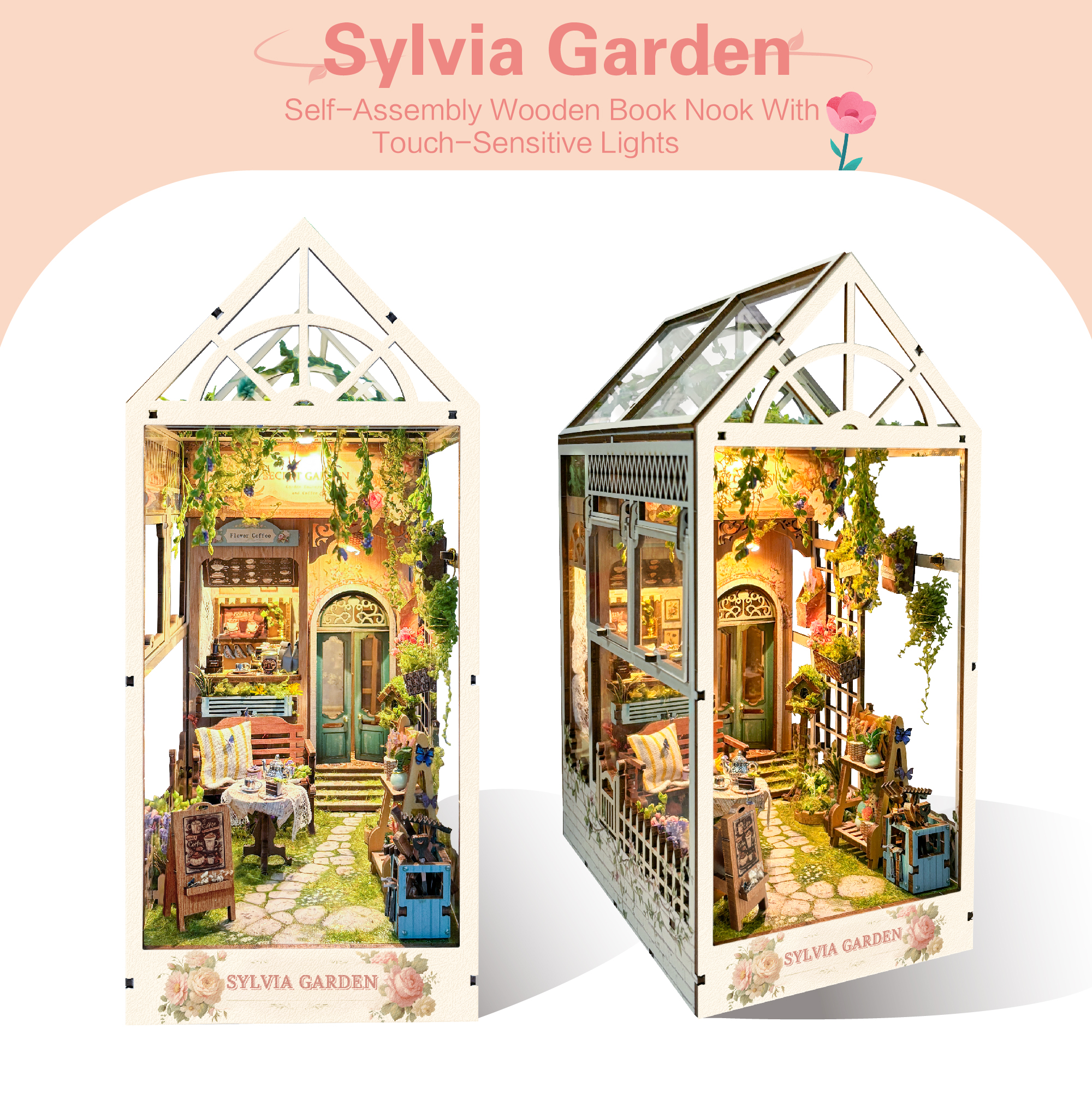 Sylvia Garden DIY Book Nook Kit-Book Nook World