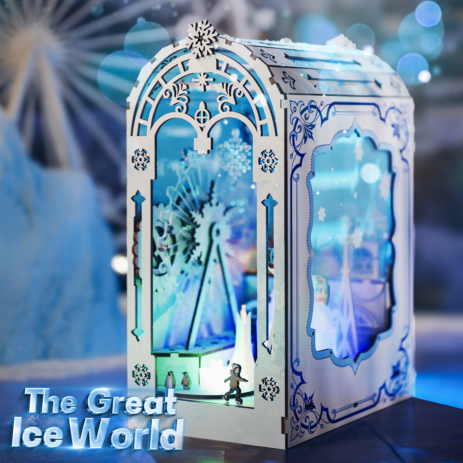 Frozen Realms: The Enchanted Ice World DIY Book Nook Kit-Book Nook World