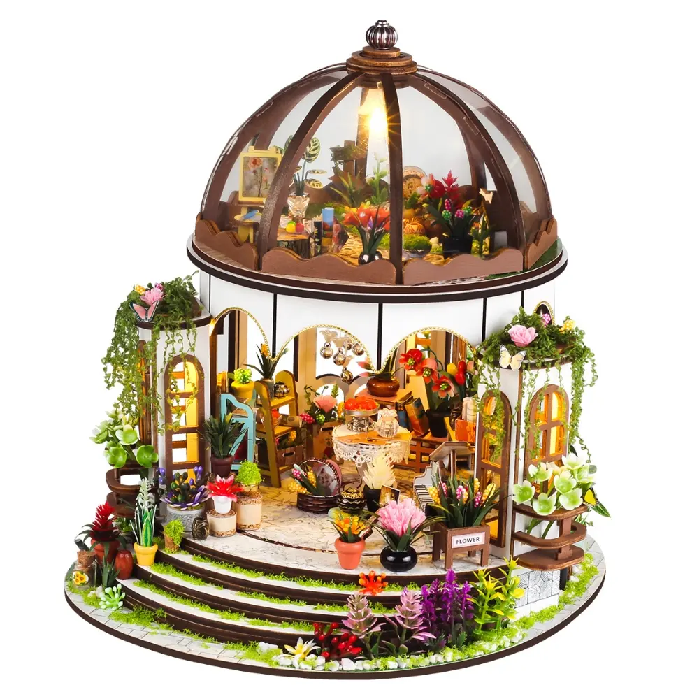 Hanging Garden Mini House Kit l DIY Miniature Kit