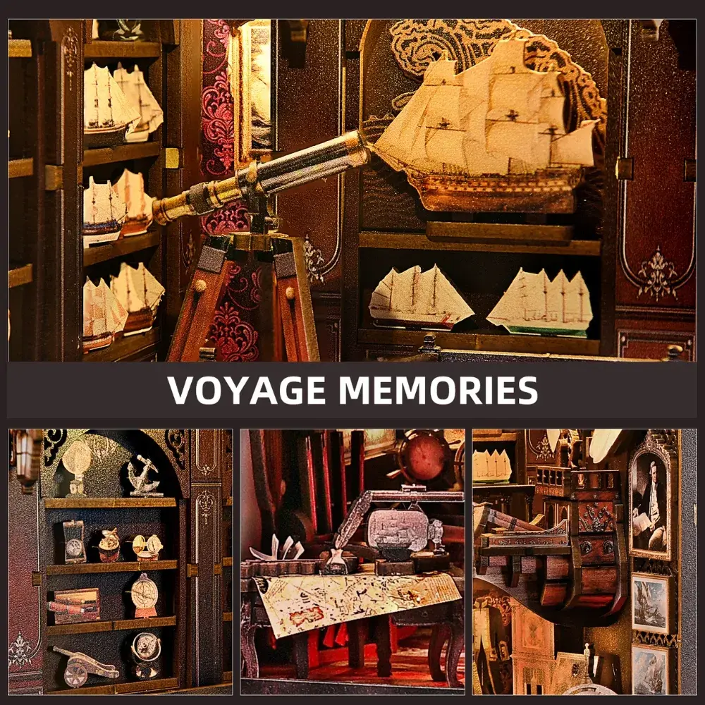 Voyage Memories: The Age Of Sail DIY Book Nook Kit