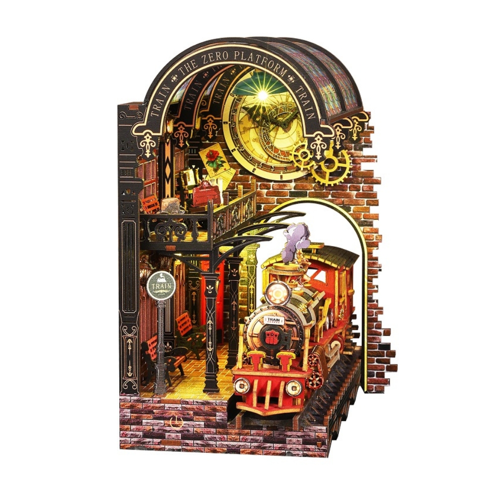 Zero Platform DIY Book Nook Kit | Miniature Kit-Book Nook World