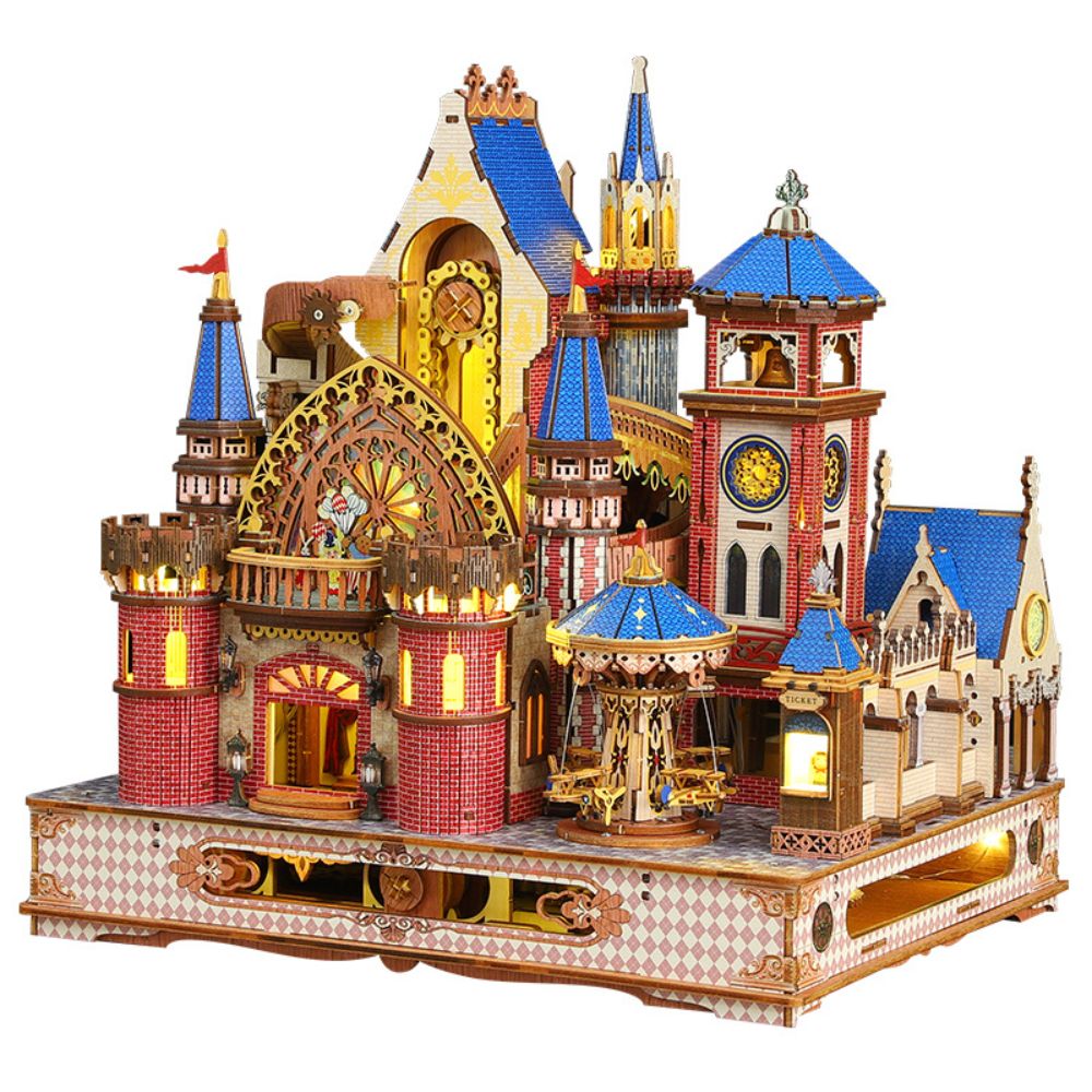 Annecy Castle DIY Miniature Architecture Kit ｜ 3D Wooden Mechanical Puzzles-Book Nook World