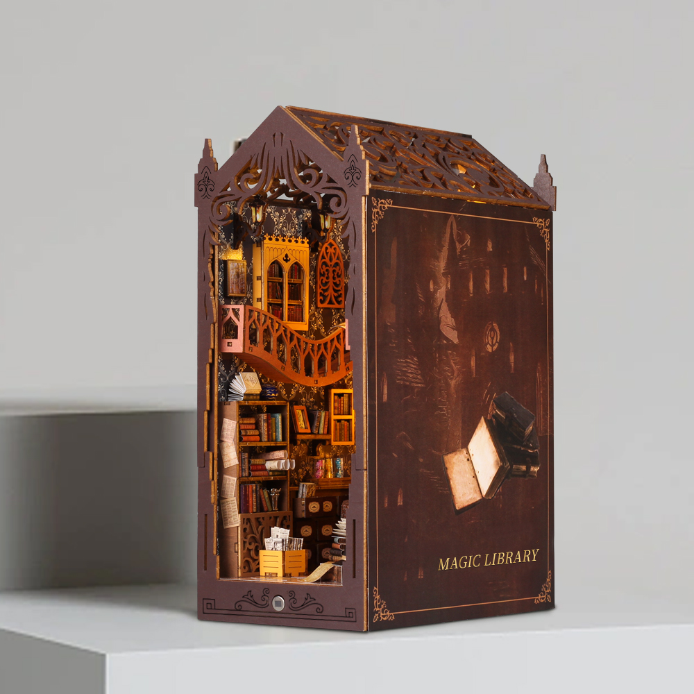 New Magic Library DIY Book Nook Kit-Book Nook World