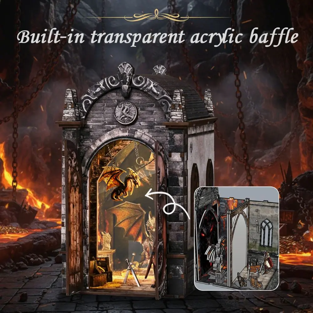 Dragons Treasure Labyrinth DIY Book Nook Kit