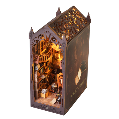 New Magic Library DIY Book Nook Kit-Book Nook World