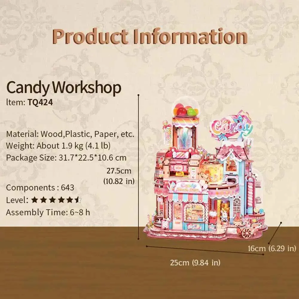 Candy Workshop DIY 3D Puzzle Transmission Model Kit