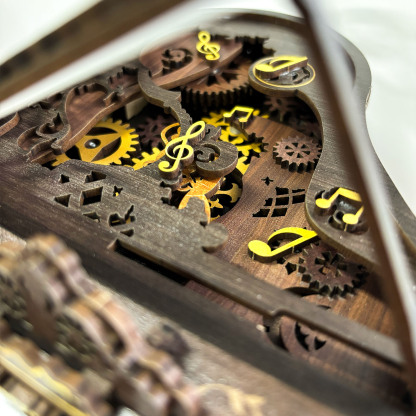 3D Piano Jigsaw Puzzle-Book Nook World