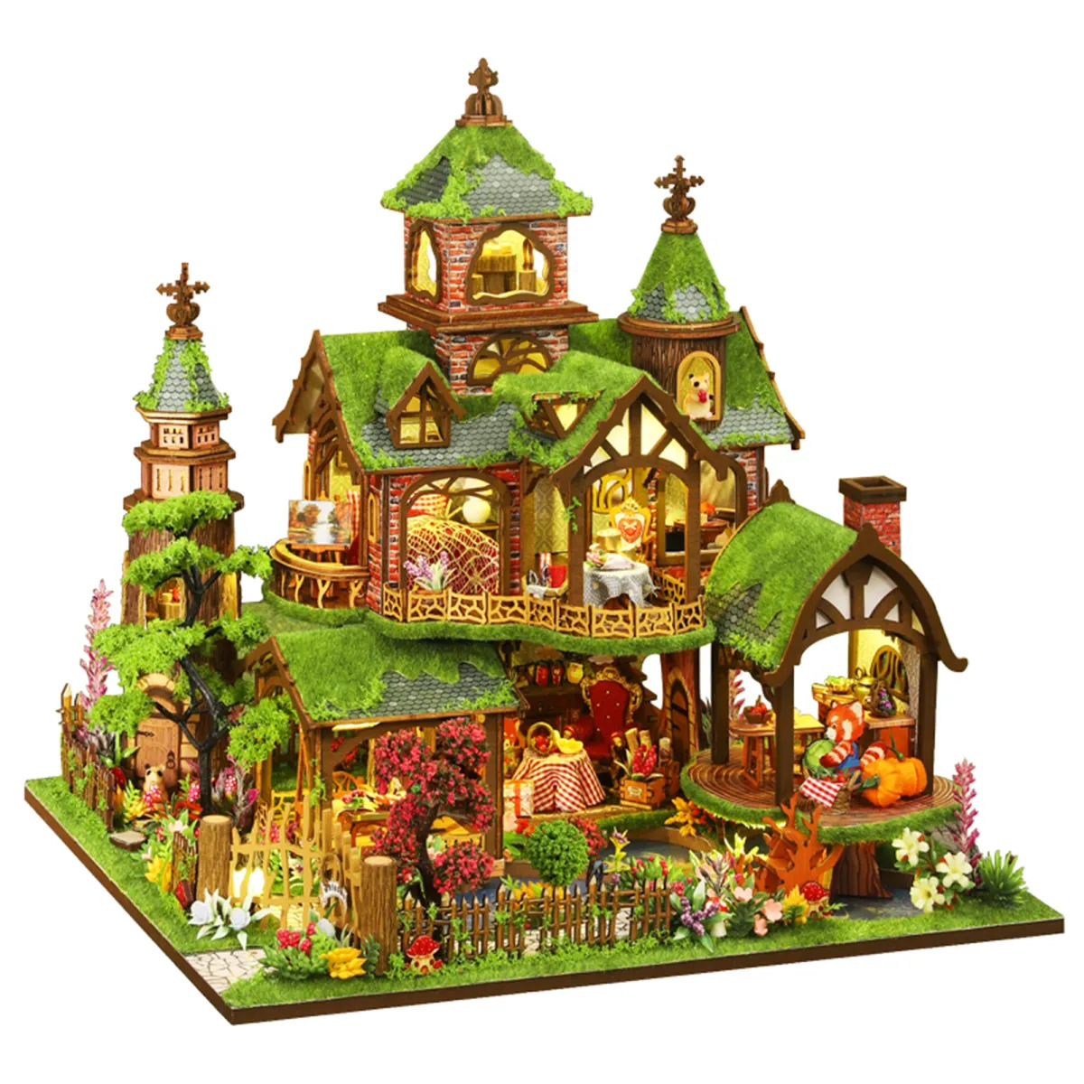 Fantasy Forest Cottage Mini House Kit build details