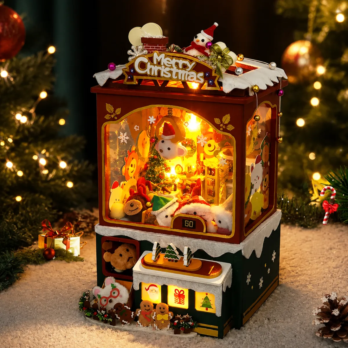 A Christmas Crane Game Centerpiece