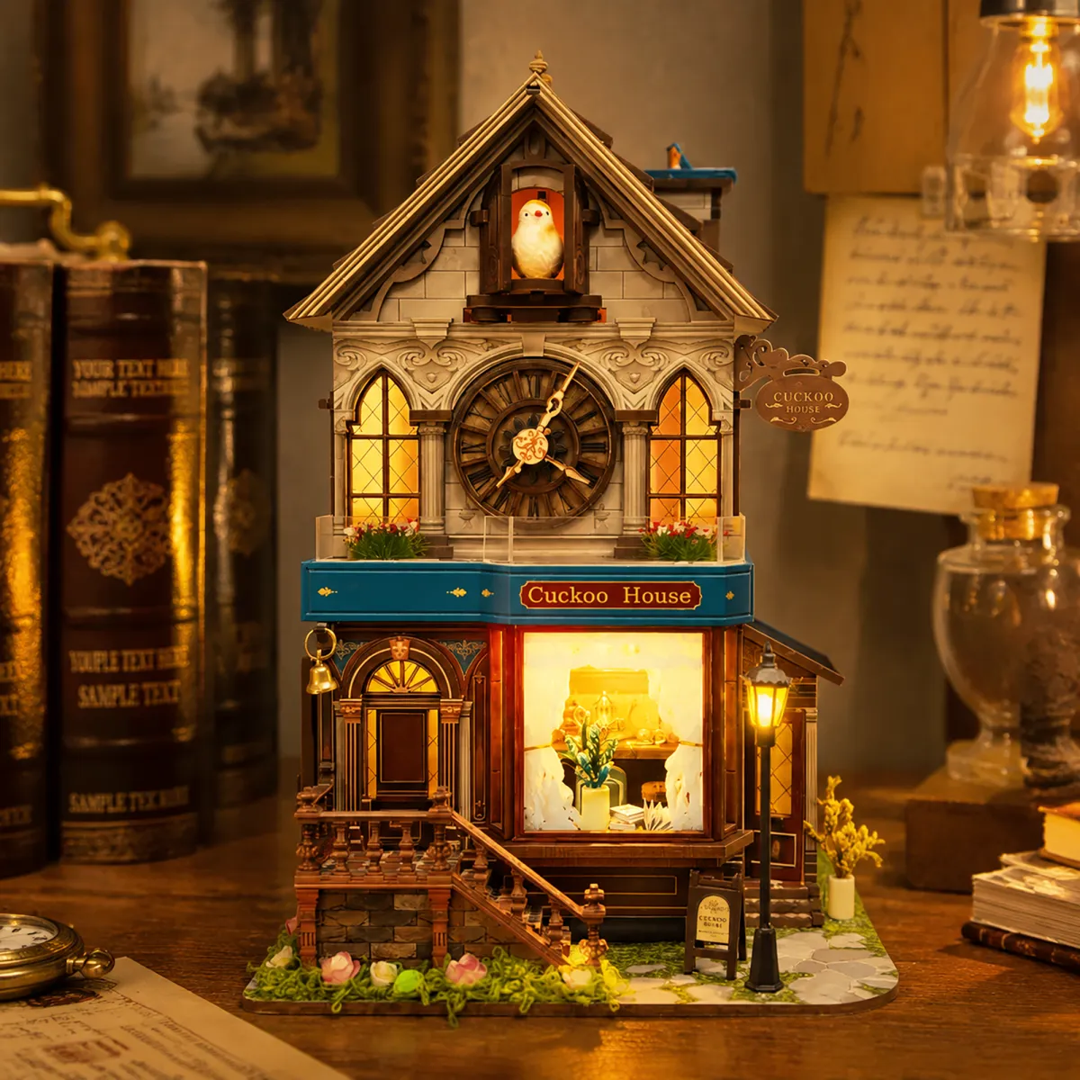 Vintage Cuckoo Clock House Theme