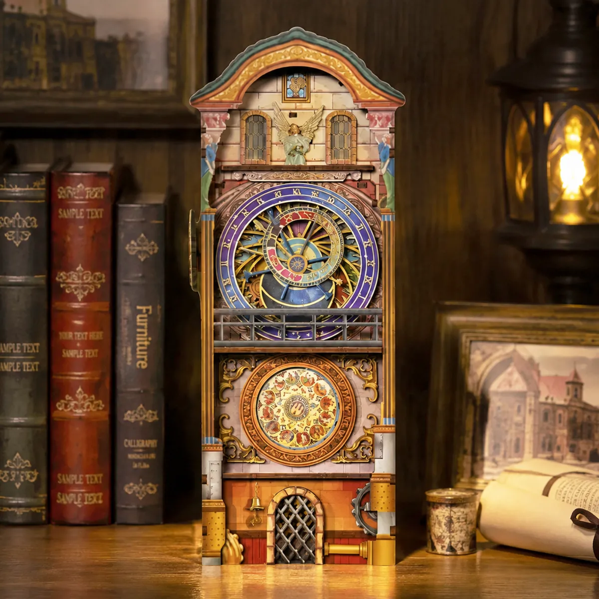Steampunk Clock Tower Scene