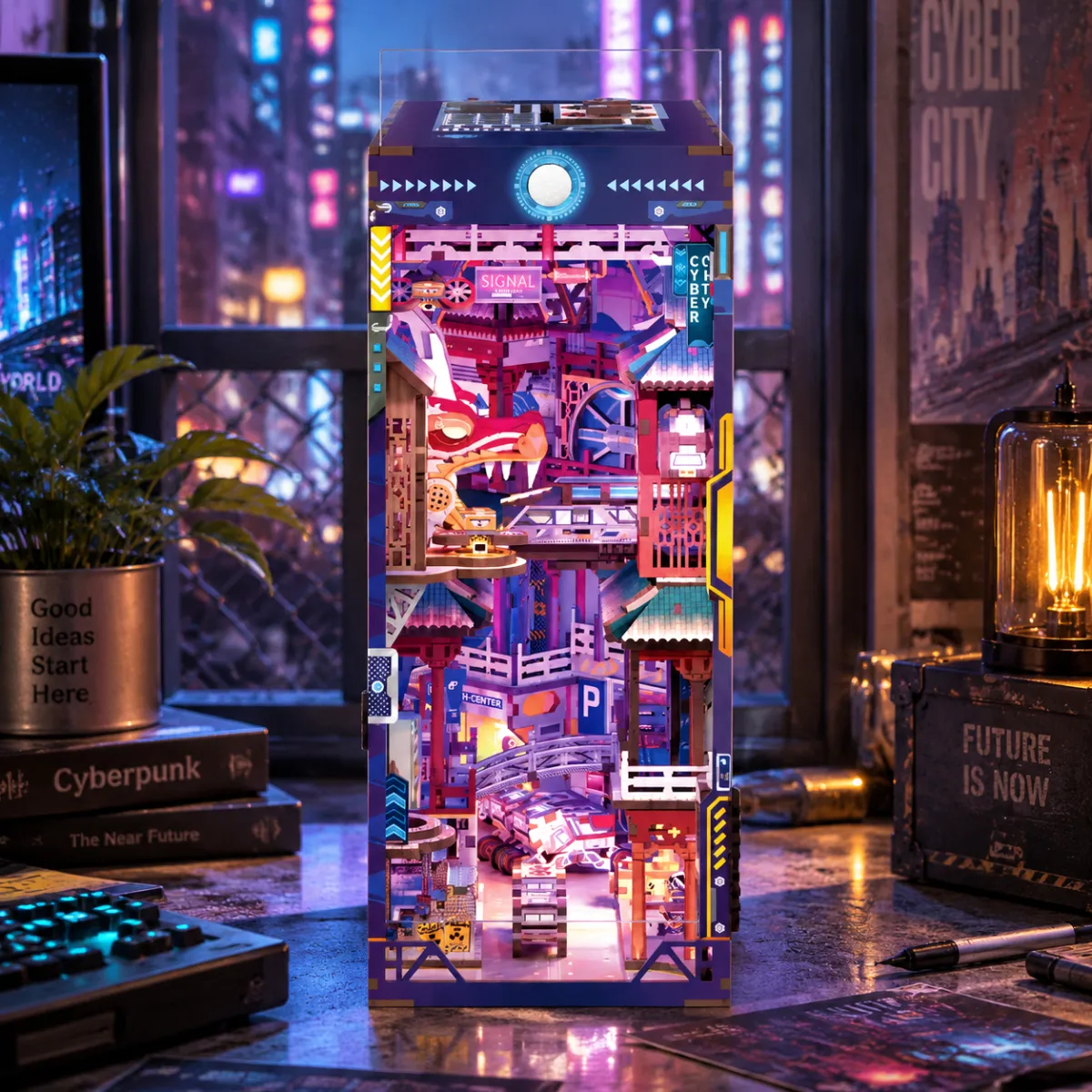 A Cyberpunk Future Sanctuary