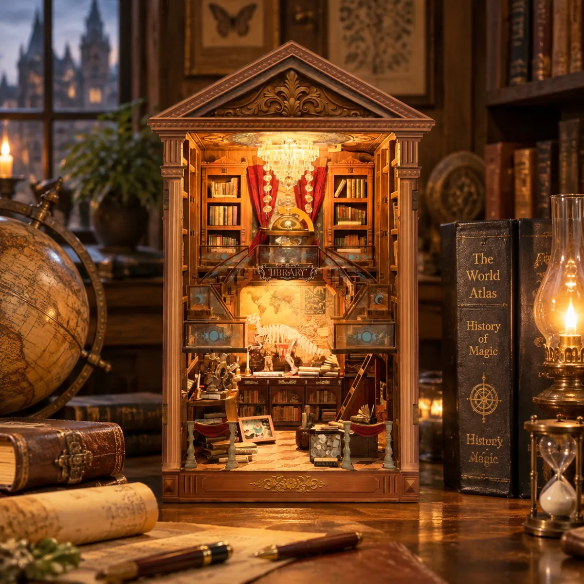 A Magical Library Sanctuary