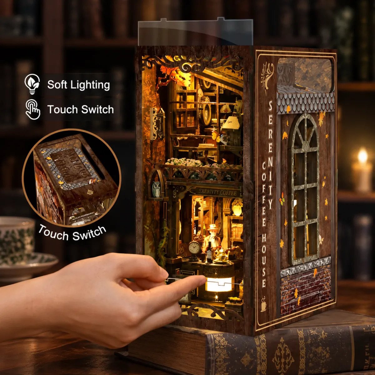 Touch-Controlled Coffee House Lighting