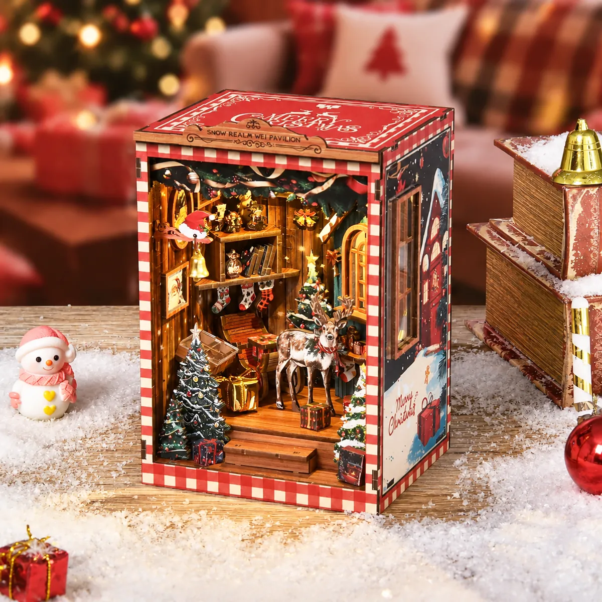 Classic Wooden Christmas Pavilion