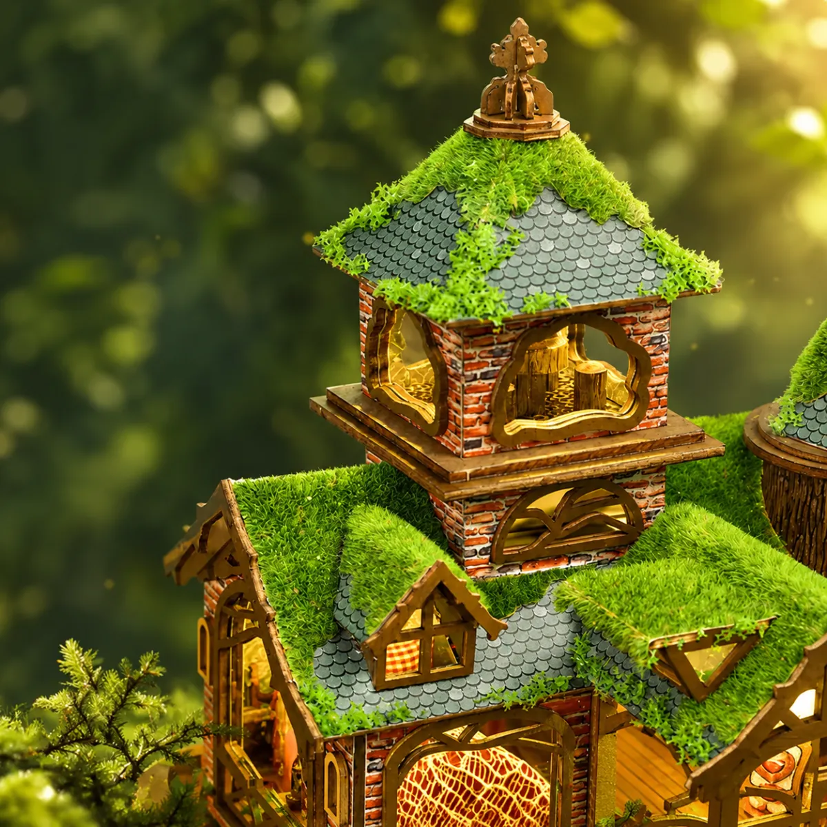 Moss-Covered Rooftops