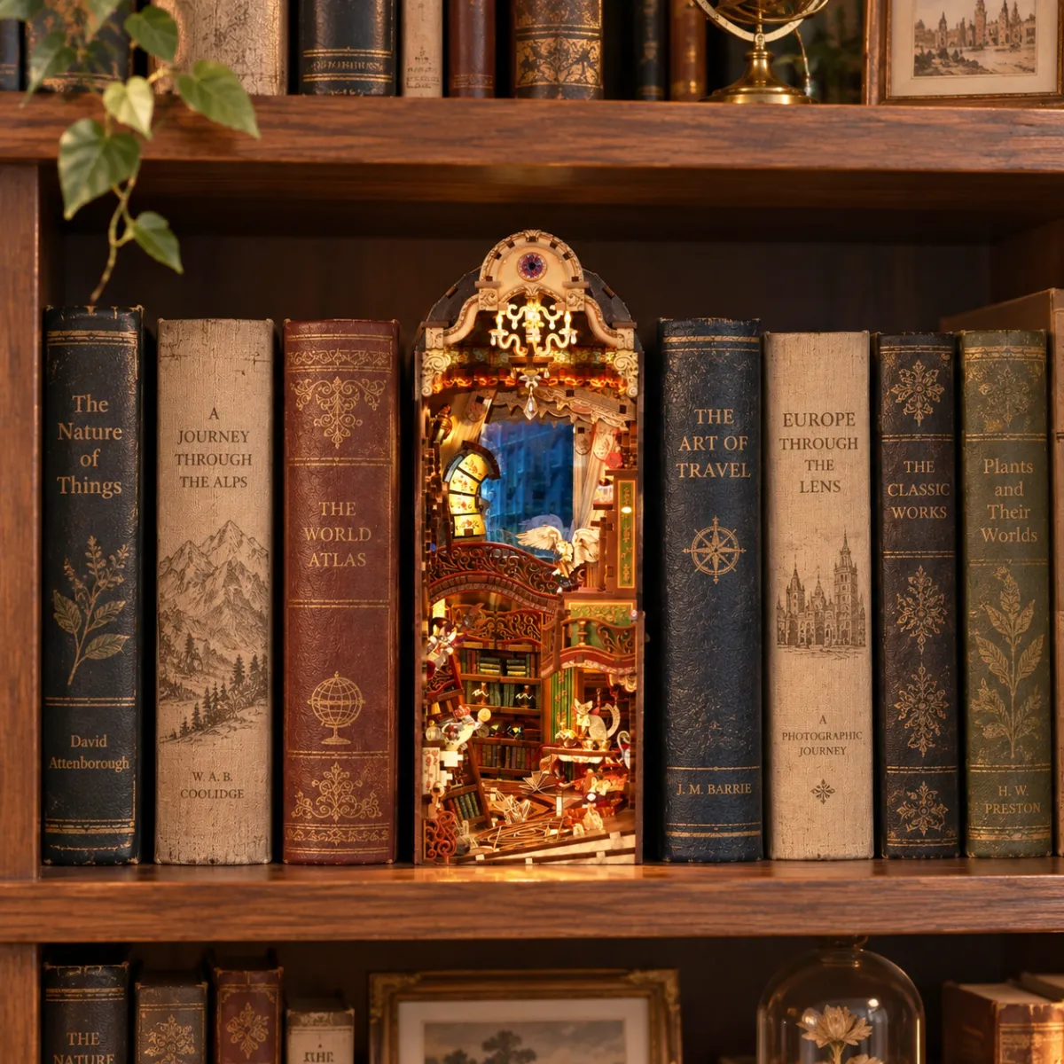 A Grand Fantasy Library Display