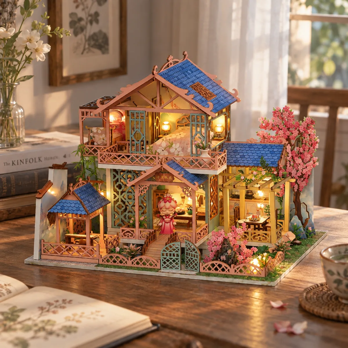 A Serene Blossom Garden Retreat