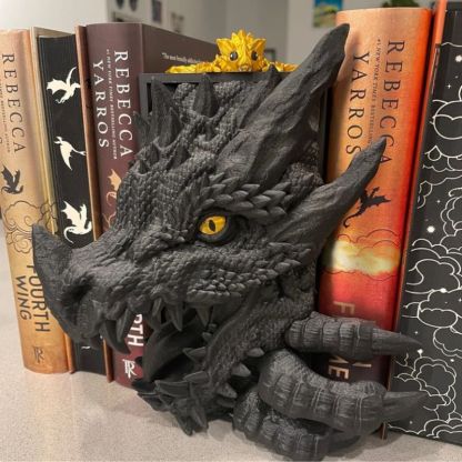 Guardian Dragon 3D Book Nook – Fantasy Bookshelf Decor & Bookend-Book Nook World