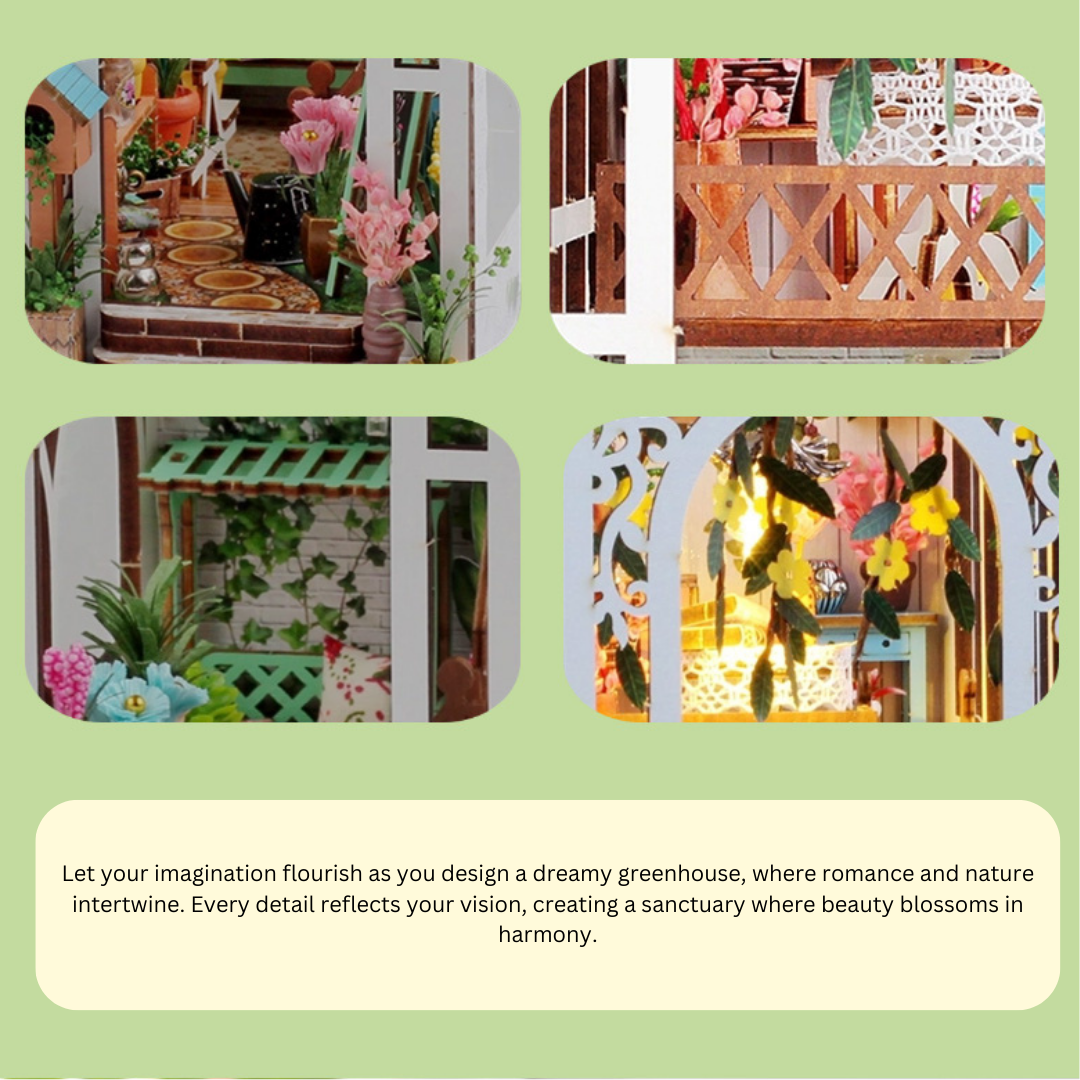 Garden House DIY Book Nook Kit-Book Nook World