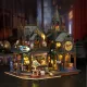 Holo Magic City II Kit de Mini Maison DIY|Kit Miniature DIY - Monde de Coin Lecture