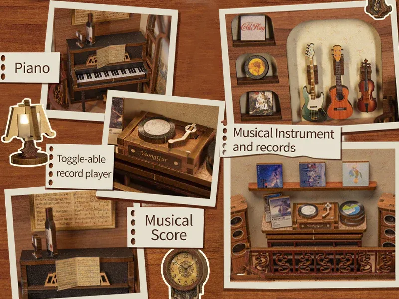 Music-Inspired Hidden Studio