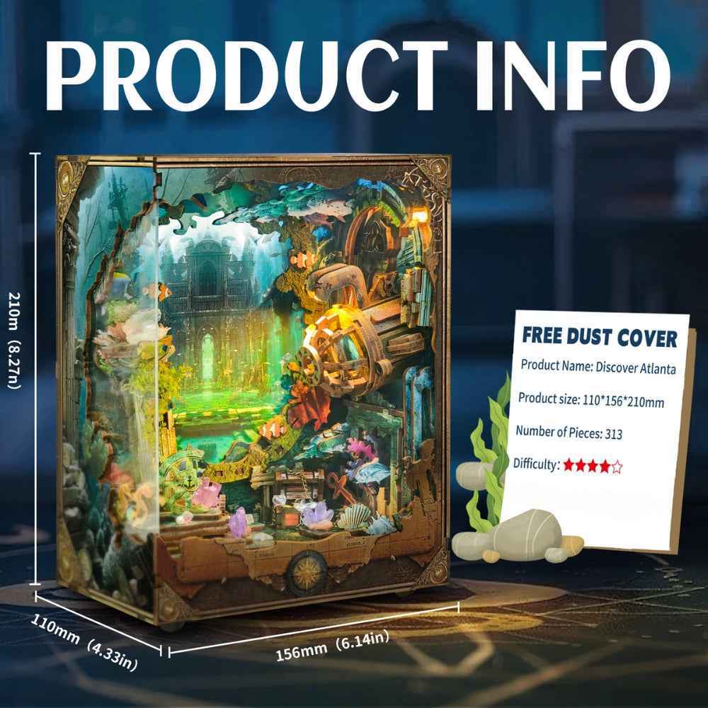 Discover Atlanta DIY Book Nook Kit