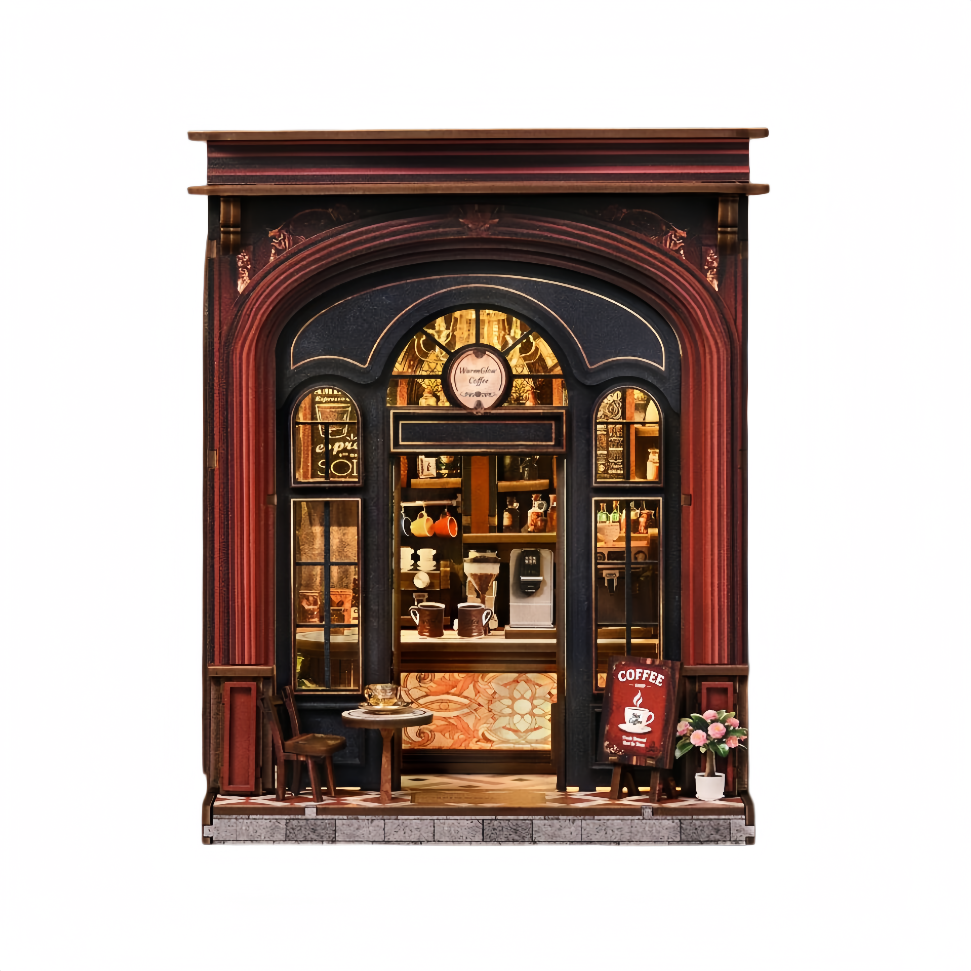 Warmglow Coffee DIY Book Nook Kit